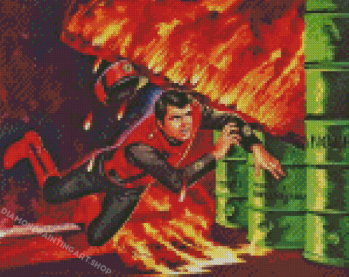 Captain Scarlet Art Diamond Painting Art