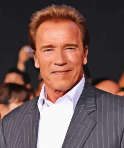 Classy Actor Arnold Schwarzenegger Diamond Painting Art
