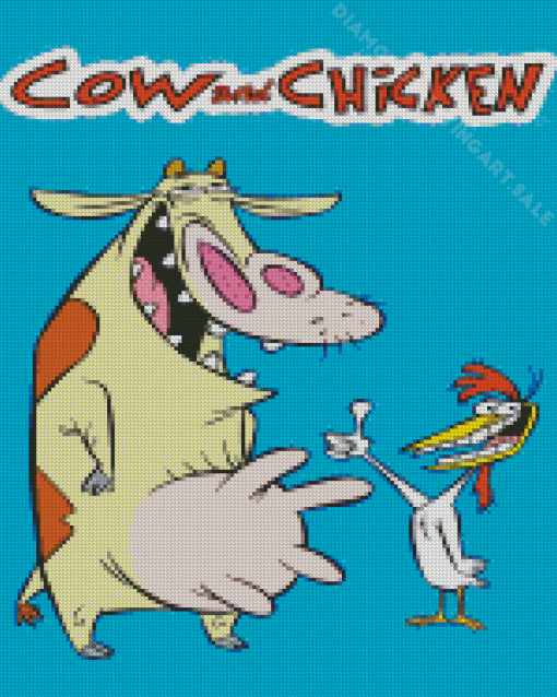 Cow And Chicken Diamond Painting Art