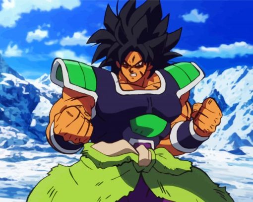 Dragon Ball Broly Diamond Painting Art