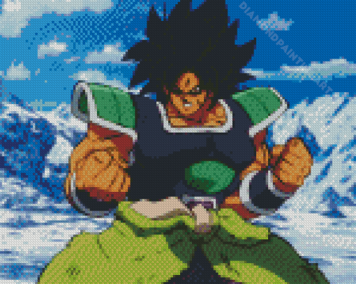 Dragon Ball Broly Diamond Painting Art