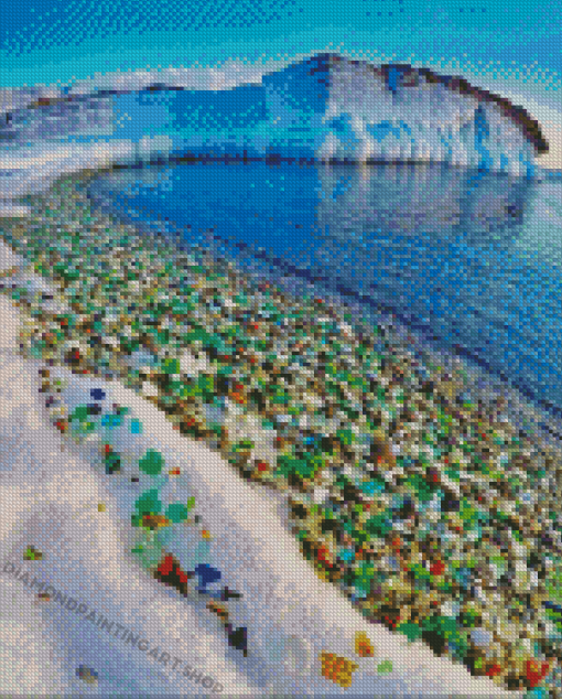 Glass Beach Diamond Painting Art