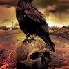 Gothic Crow And Skull Diamond Painting Art