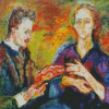 Hans Tietze And Erica Tietze Conrat By Oskar Kokoschka Diamond Painting Art