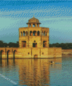 Hiran Minar Gujrat Pakistan Diamond Painting Art