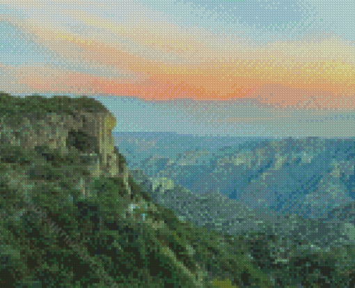 Mexico Beautiful Landscape Diamond Painting Art