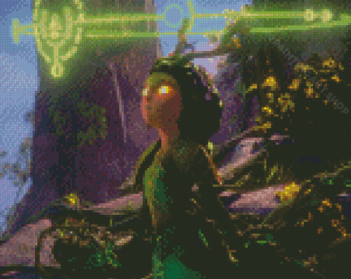 Nari From Trollhunters Rise Of The Titans Diamond Painting Art