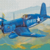 Navvy Plane Diamond Painting Art