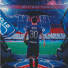 PSG Messi Player Diamond Painting Art