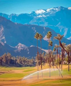 Palm Desert California Landscape Diamond Painting Art