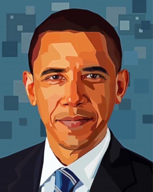 Pop Art Barack Diamond Painting Art