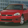 Red Chevy Monte Carlo Car Diamond Painting Art