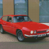 Red Reliant Scimitar Car Diamond Painting Art