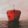 Red Ship Prow Diamond Painting Art