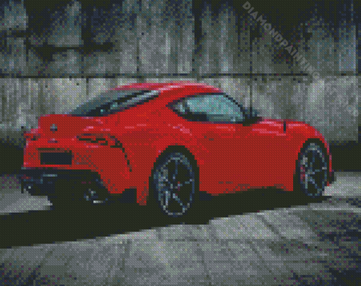 Supra Mk4 Diamond Painting Art