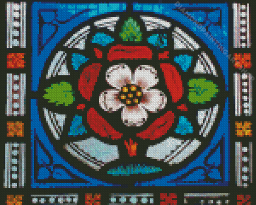 The Tudor Rose Diamond Painting Art