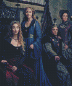 The White Queen Characters Diamond Painting Art