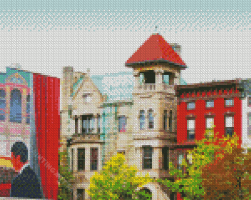 Troy Ny State Buildings Diamond Painting Art