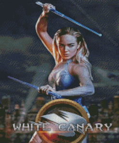 White Canary Poster Diamond Painting Art