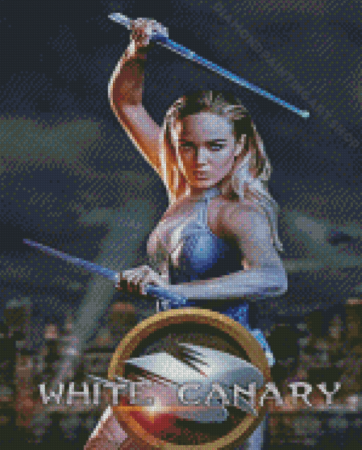 White Canary Poster Diamond Painting Art