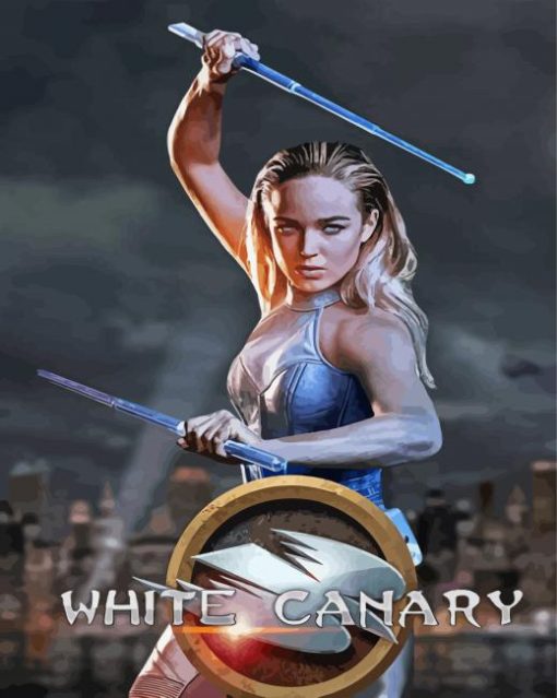 White Canary Poster Diamond Painting Art