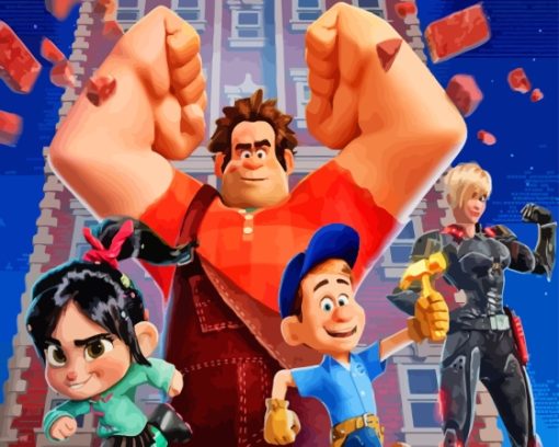 Wreck It Ralph Diamond Painting Art