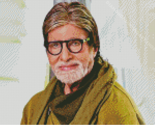 Aesthetic Amitabh Bachchan Diamond Painting Art
