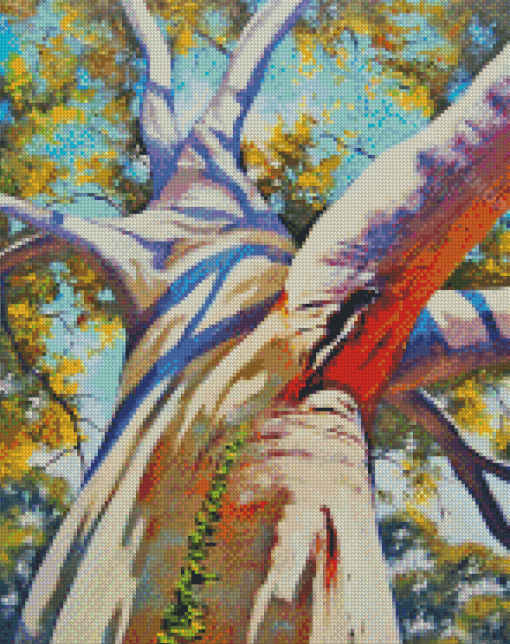Aesthetic Eucalyptus Tree Diamond Painting Art