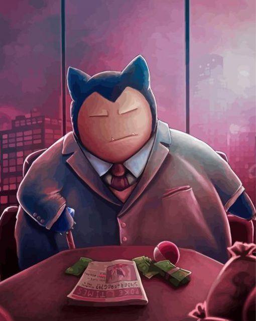 Aesthetic Snorlax Diamond Painting Art