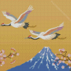 Aesthetic Japanese Cranes Diamond Painting Art