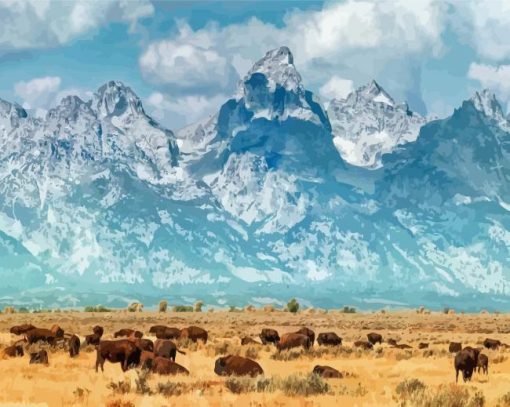 Aesthetic Wyoming Diamond Painting Art