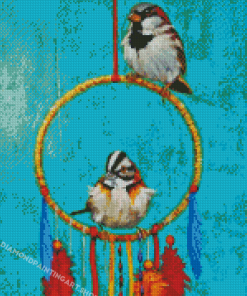 Birds Dream Catcher Diamond Painting Art