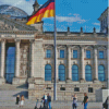 Bundestag Germany Flag Diamond Painting Art