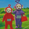 Cool Teletubbies Diamond Painting Art