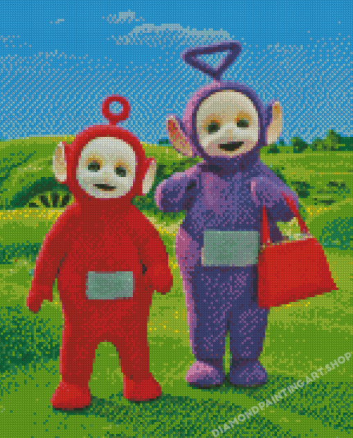 Cool Teletubbies Diamond Painting Art