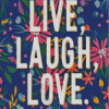 Live Laugh Love Art Diamond Painting Art