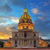 St Louis Des Invalides Cathedral Paris France Diamond Painting Art