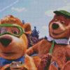 Yogi Bear Adventure Diamond Painting Art