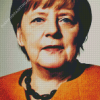 Angela Merkel Portrait Diamond Painting Art