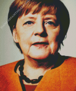 Angela Merkel Portrait Diamond Painting Art