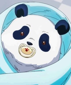Anime Panda Newborn Diamond Painting Art