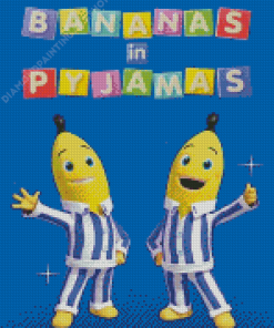 Bananas In Pajamas Diamond Painting Art