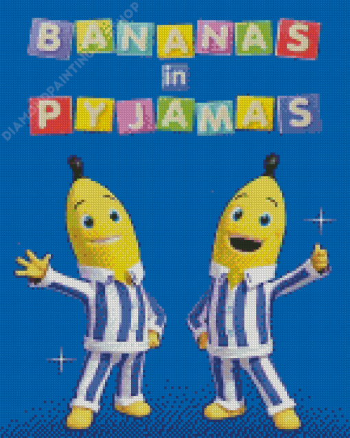 Bananas In Pajamas Diamond Painting Art