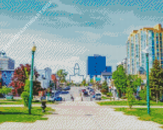 Barrie City In Canada Diamond Painting Art