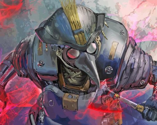 Bloodhound Apex Legend Game Character Diamond Painting Art