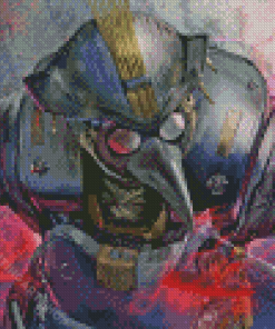 Bloodhound Apex Legend Game Character Diamond Painting Art