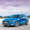 Blue Audi A3 Diamond Painting Art