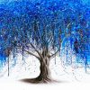 Blue Dream Tree Diamond Painting Art