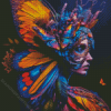 Butterfly Goddess Diamond Painting Art