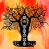 Chakra Tree Diamond Painting Art